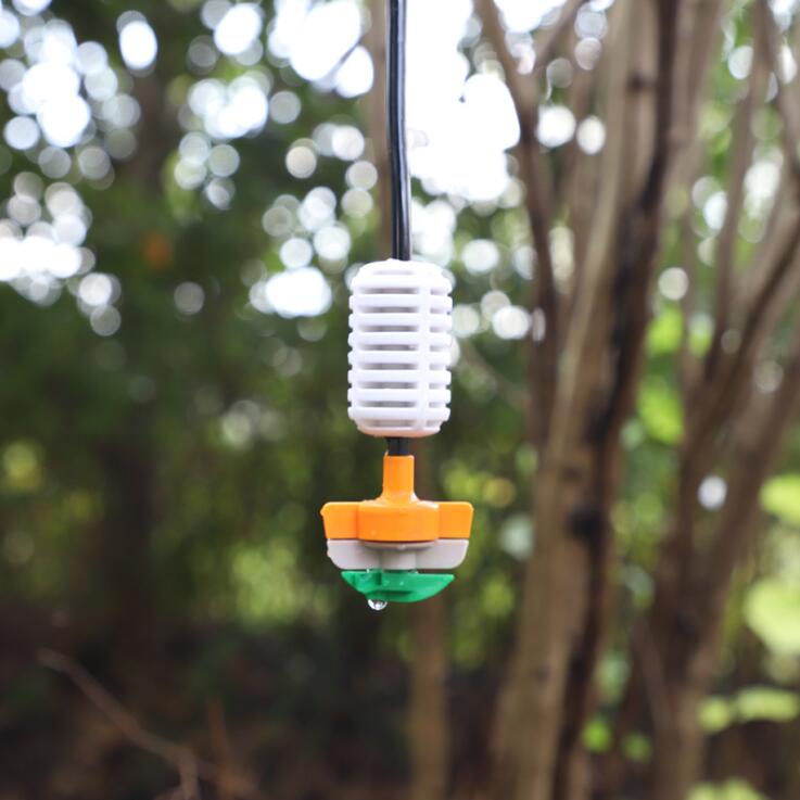 Binait micro-sprinkler 360-degree rotating frameless and unobstructed greenhouse hanging set factory direct sales Specification drawing