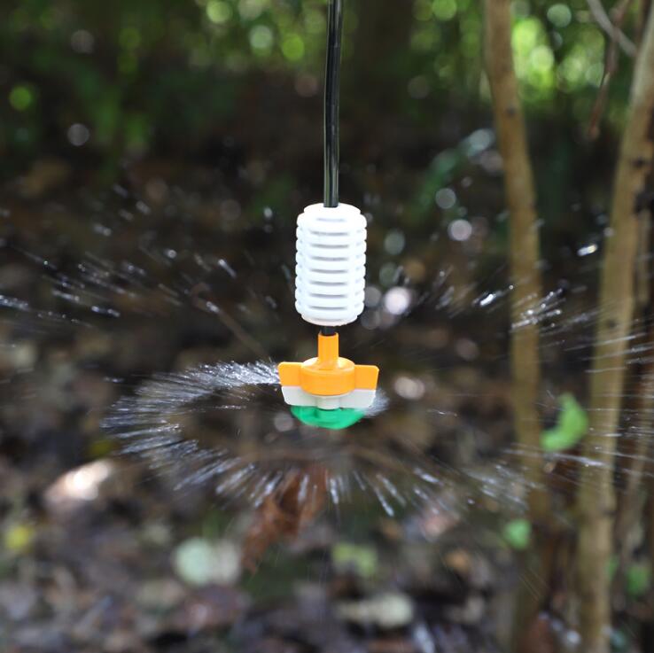Binait micro-sprinkler 360-degree rotating frameless and unobstructed greenhouse hanging set factory direct sales full figure