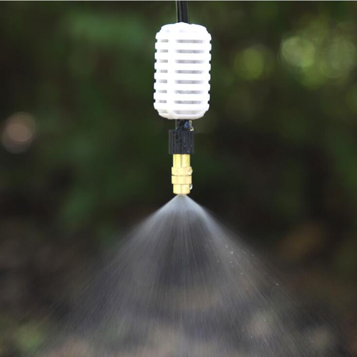 Adjustable copper atomizing nozzles, brass nozzles, quick-disassembly nozzles for greenhouse hanging sprinkler irrigation equipment Specification drawing