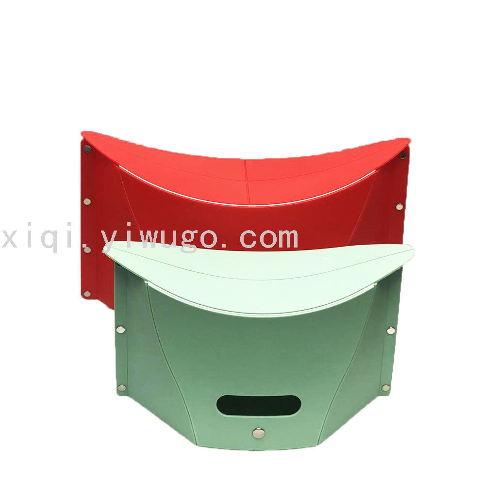 Creative tablet folding stool wholesale curved storage stool train fishing stool e-commerce suppliers supply RS-8630