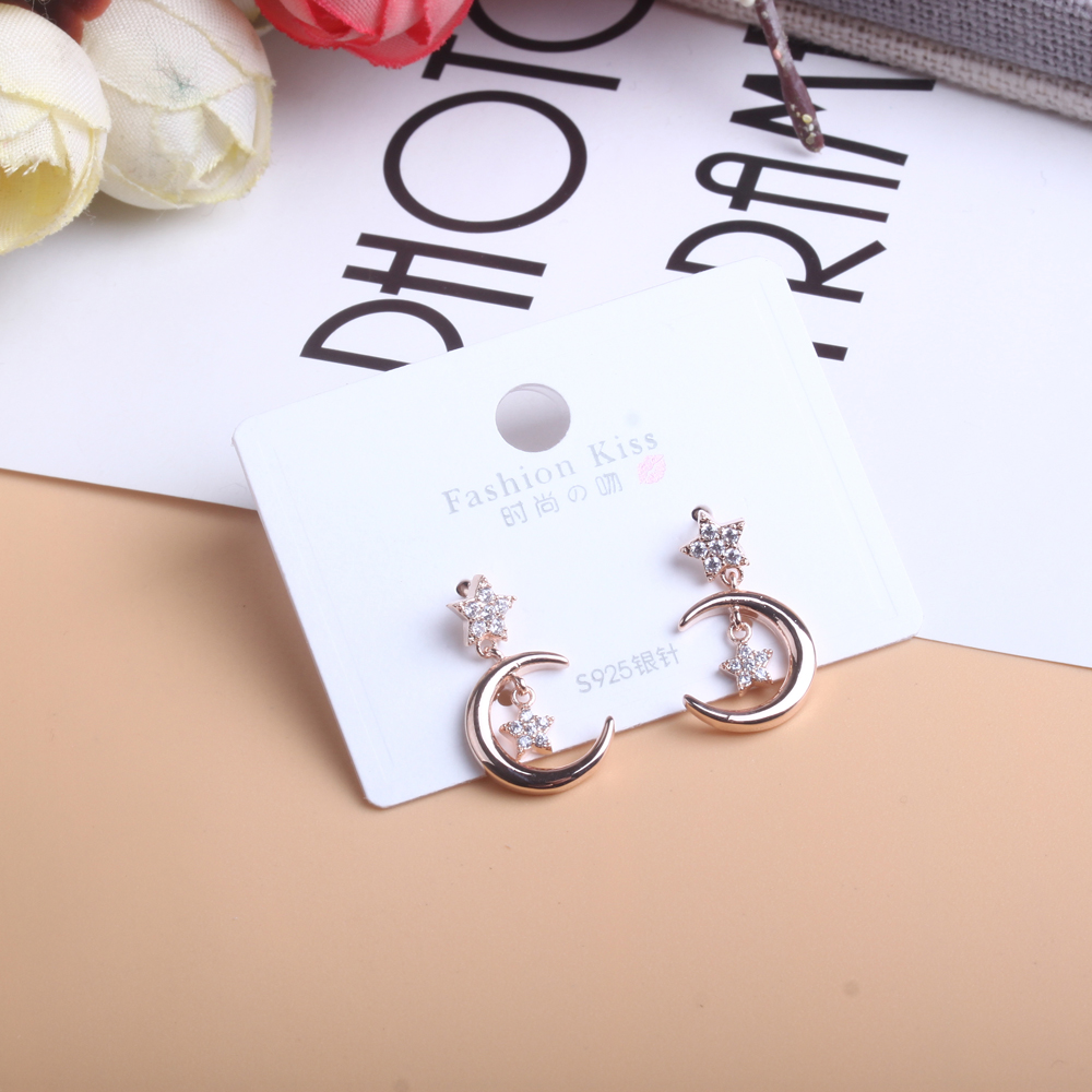 Boutique jewelry wholesale, Internet celebrity 925 silver needle stud earrings, high-end style earrings Item Picture