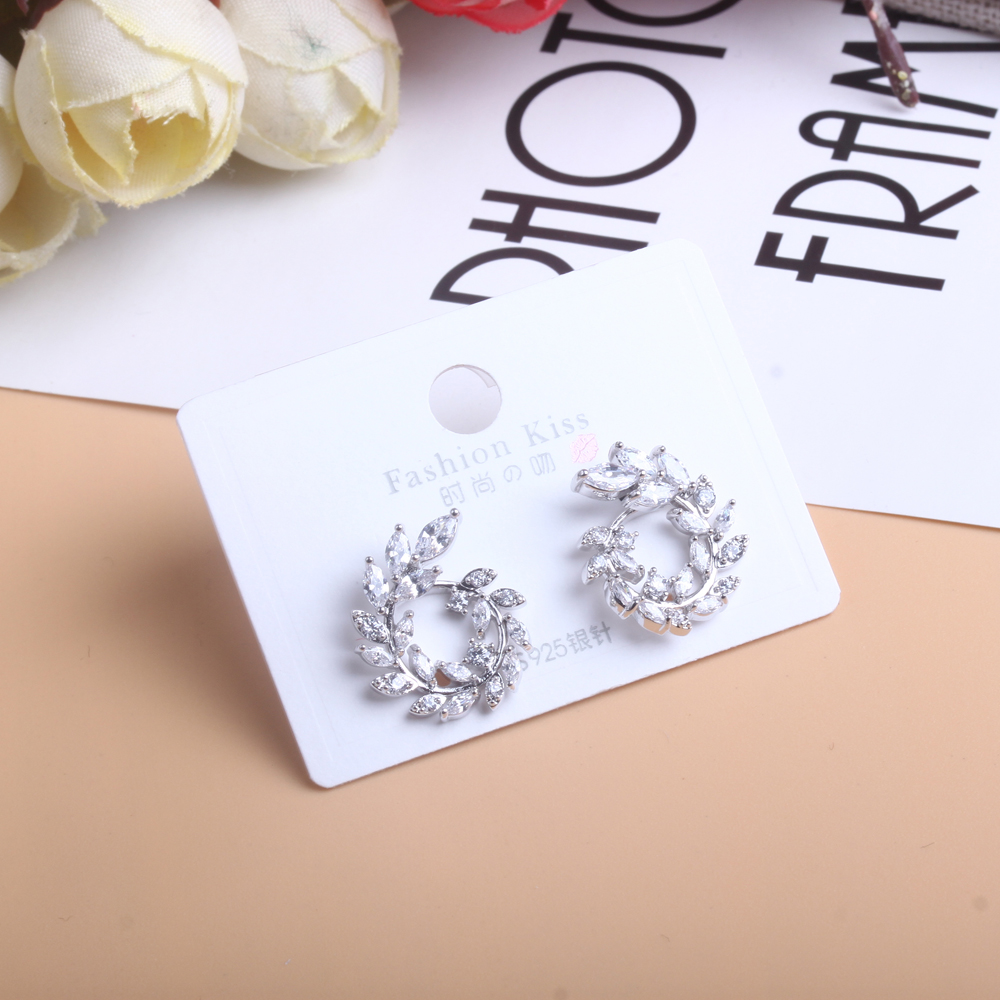 Boutique jewelry wholesale, Internet celebrity 925 silver needle stud earrings, high-end style earrings Application Scenario