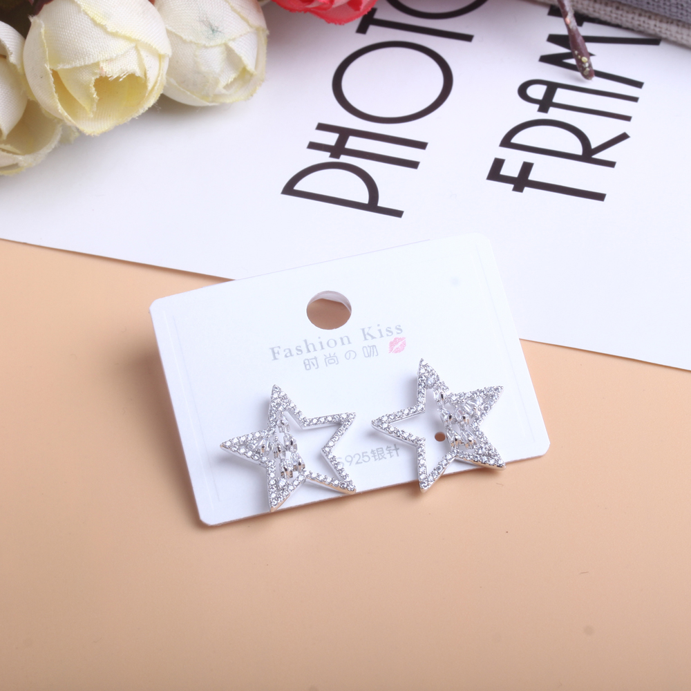 Boutique jewelry wholesale, Internet celebrity 925 silver needle stud earrings, high-end style earrings