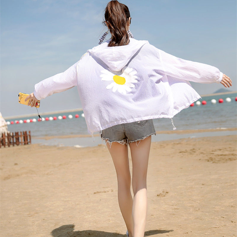 Women's UV protection short 2021 new Korean version summer sun-protective clothing, loose and versatile thin top jacket Item Picture