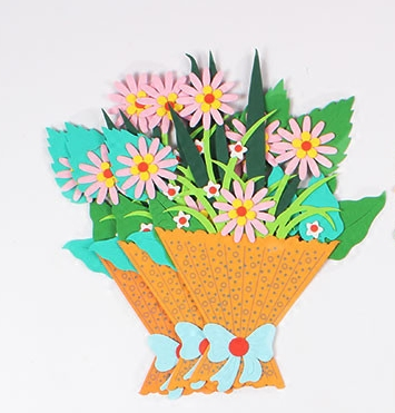 Factory direct sales classroom kindergarten decorative flowers to start the classroom blackboard newspaper posters combination series