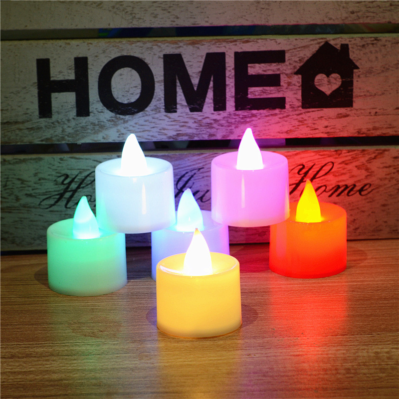 Electronic candles, wedding, birthday, confession candles, atmosphere decoration props, led simulation electronic candle lamps