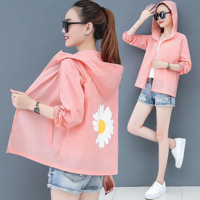 Women's UV protection short 2021 new Korean version summer sun-protective clothing, loose and versatile thin top jacket details Picture