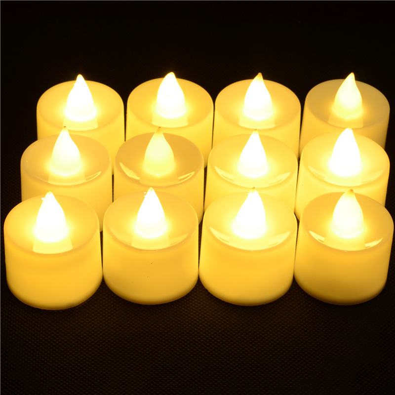 Electronic candles, wedding, birthday, confession candles, atmosphere decoration props, led simulation electronic candle lamps details Picture