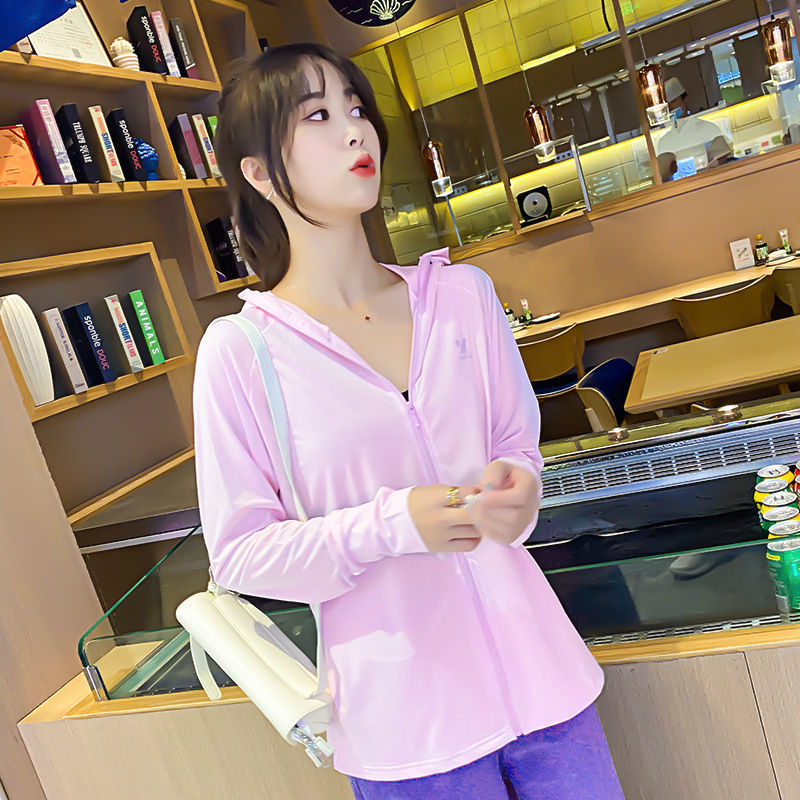 Color-changing butterfly Sun protection clothing 2021 New style Summer women's outdoor light and thin hooded UV protection long-sleeved jacket sun protection shirt Item Picture