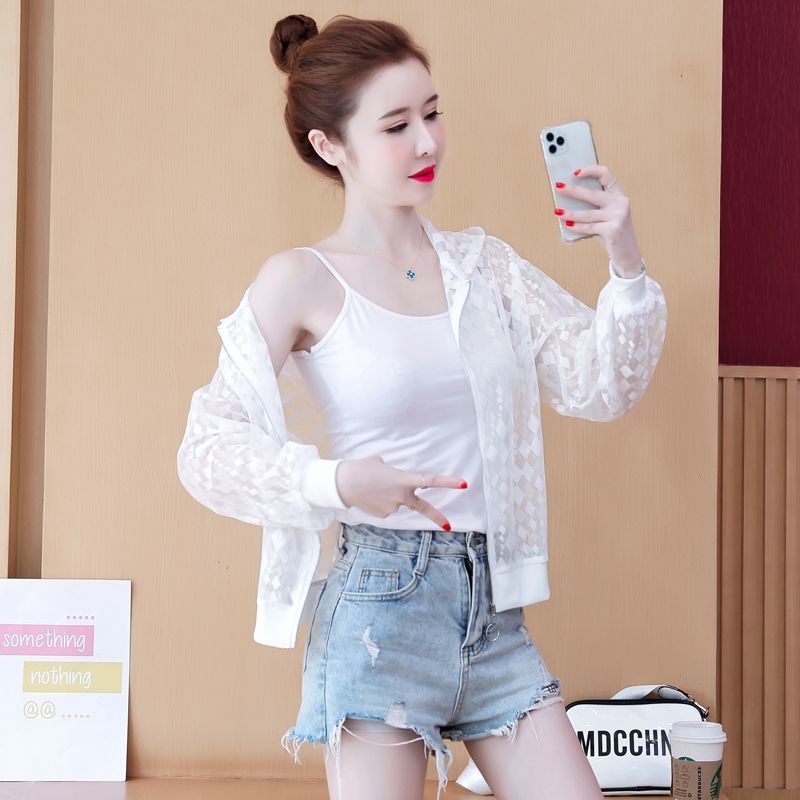 Outerwear women's 2021 summer sun-protective clothing, long-sleeved, New Year's style, thin and versatile sun-protective clothing, Korean fairy, super fairy-like and stylish Application Scenario