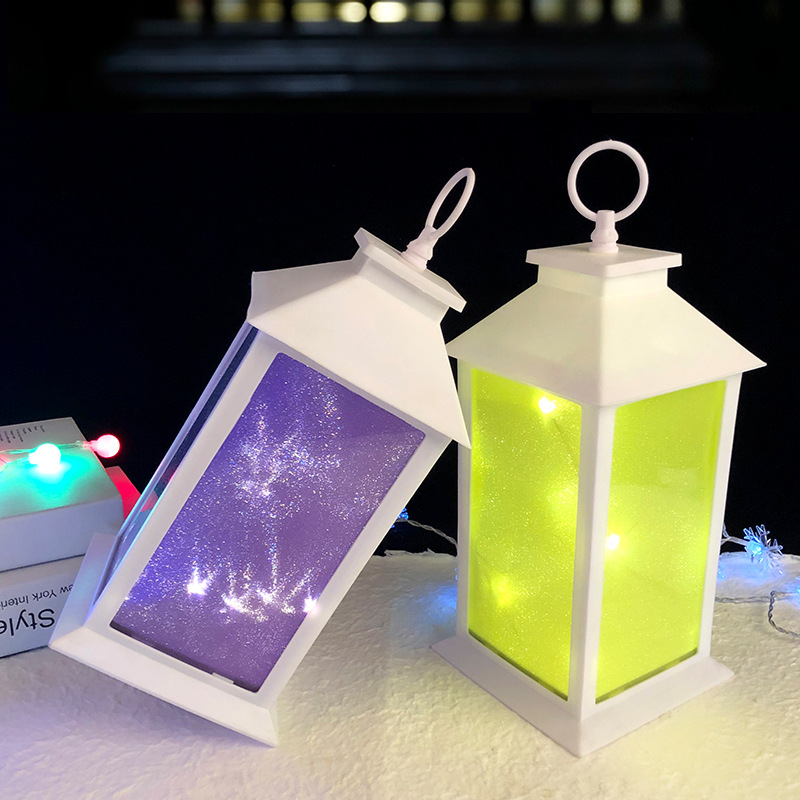 Wholesale of new LED light strings, lanterns, hanging ornaments, courtyard indoor lanterns, decorative handicrafts, 3D sheet wind lamps Specification image