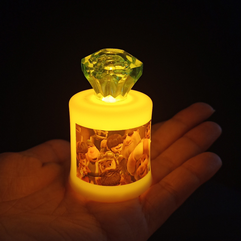 Proposal electronic candles, led candle lights, wedding and wedding celebration love candles, decoration props, plastic led candles wholesale Specification image