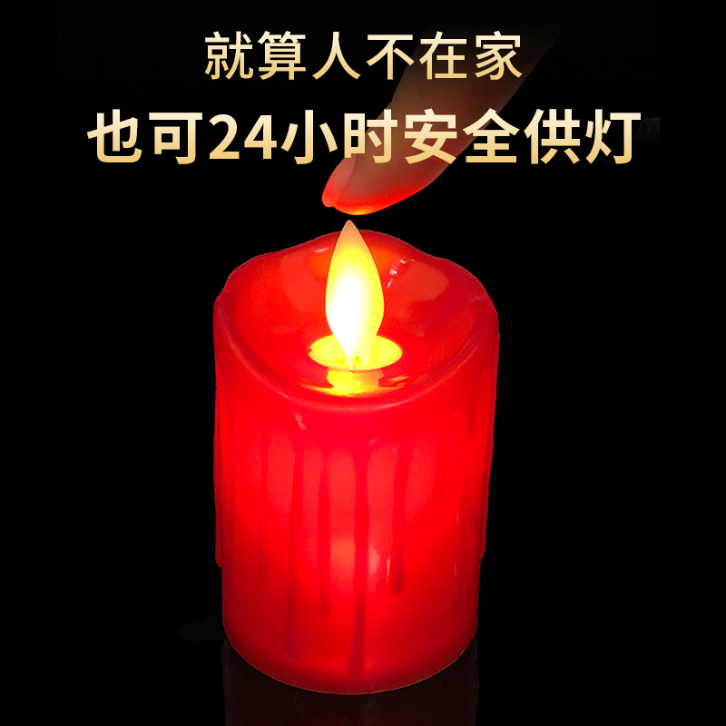 Cross-border supply LED electronic simulation tearful candles, bar decoration, wedding and birthday atmosphere set ornaments in stock Application Scenario