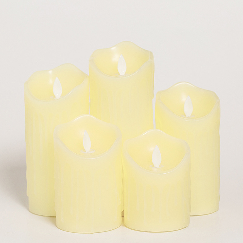 Tearful swinging electronic candle, remote control candle, simulated paraffin wax, wedding bar, leisure occasion candle lamp Item Picture