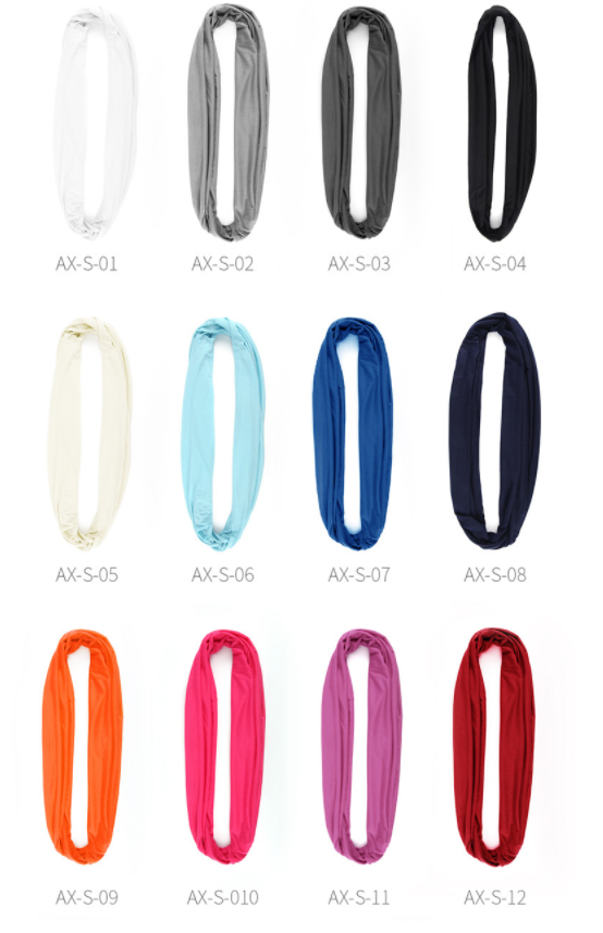 Pure color Europe and the United States sell versatile versatile exercise Yoga casual seamless knit bib scarf Application Scenario