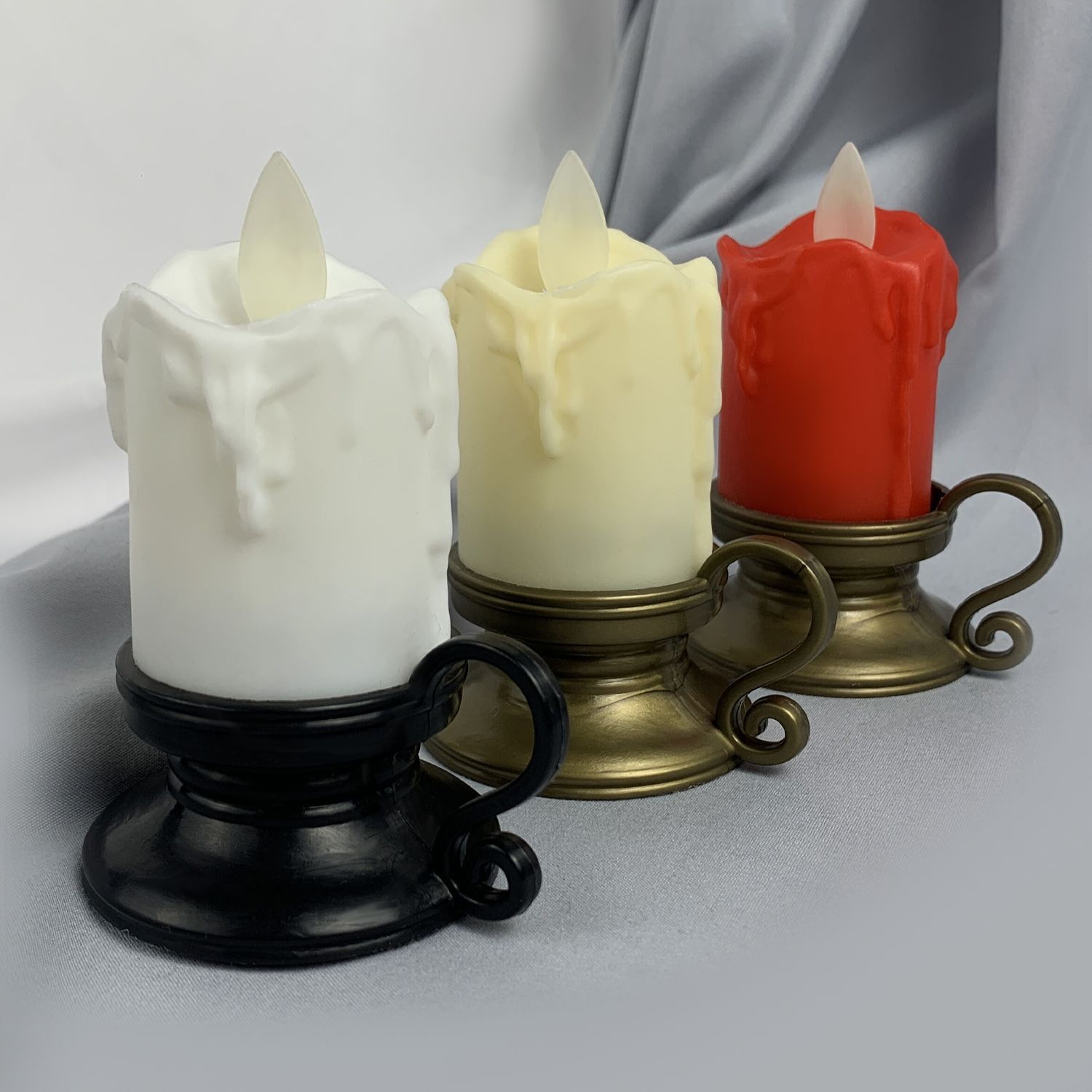 Factory direct sales of LED electronic candle lights for wedding decoration, birthday confession, Christmas wine glasses, and simulated swinging candle lights details Picture