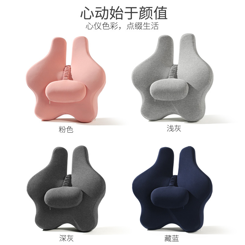 Wholesale and customized memory foam backrests for cars, backrests, lumbar support pillows, office cushions, chairs, seats and lumbar supports Item Picture