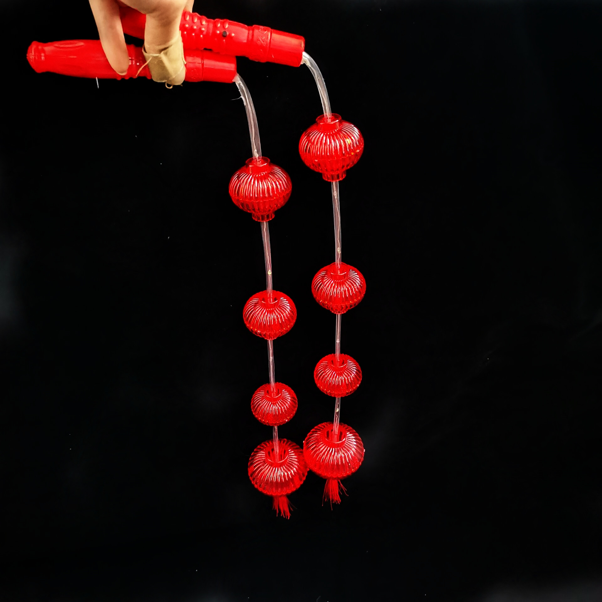 Wholesale of new luminous hand-held lanterns for children, glittering small lanterns, toys, Spring Festival event supply, ground promotion, and small gifts