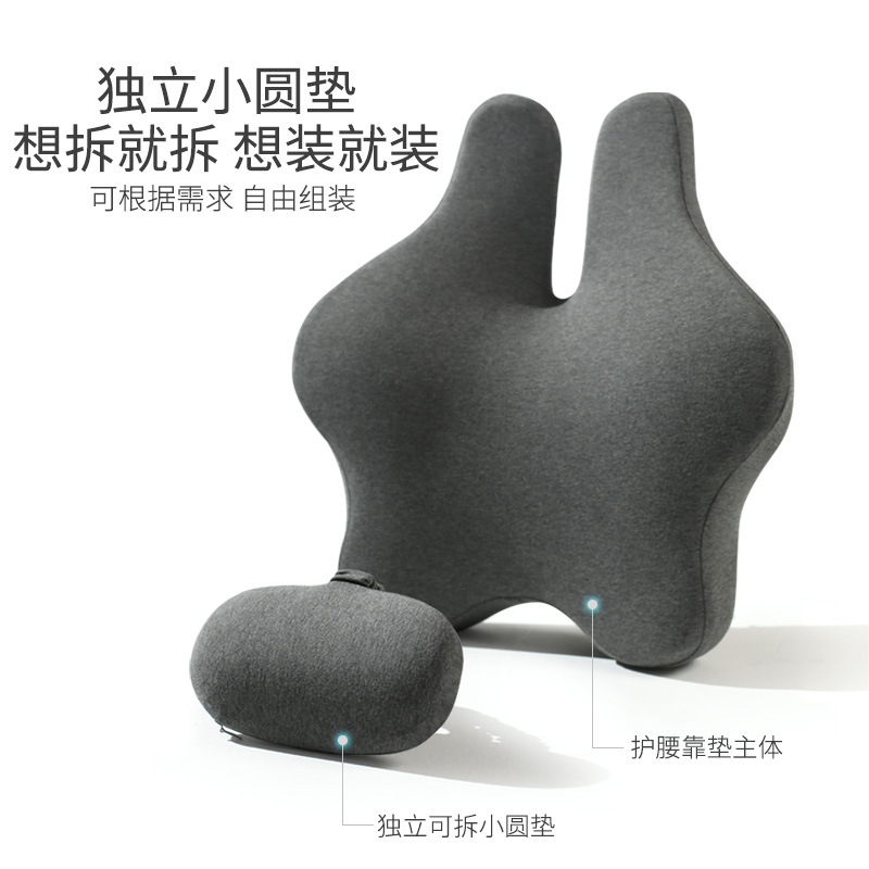 Wholesale and customized memory foam backrests for cars, backrests, lumbar support pillows, office cushions, chairs, seats and lumbar supports details Picture