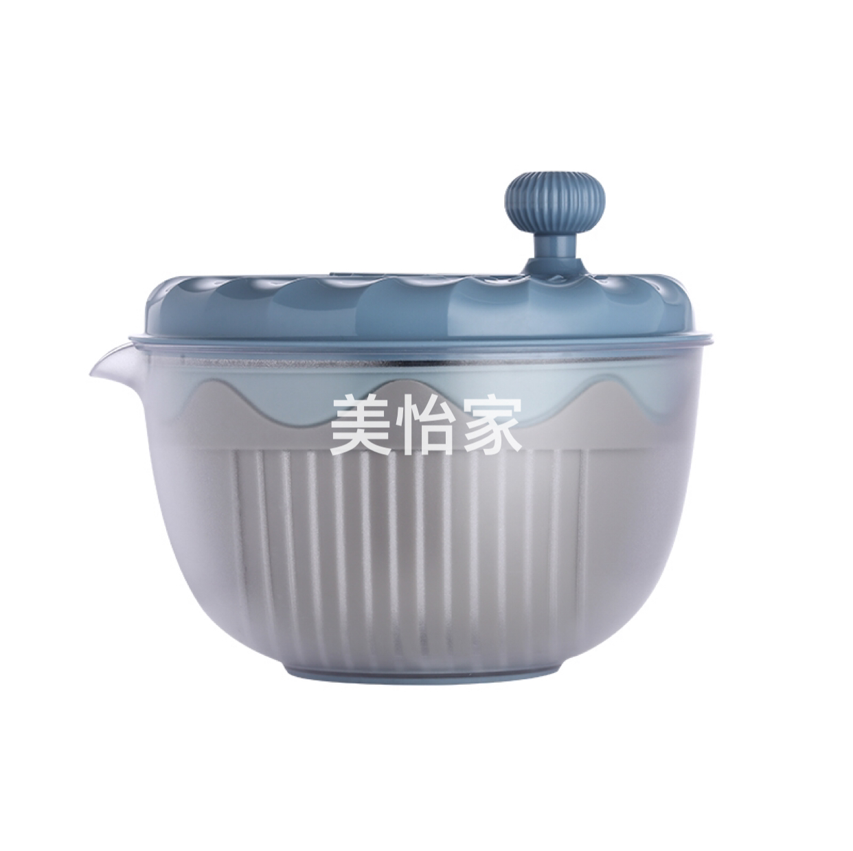 美怡家蔬菜脱水器家用沙拉甩水器洗菜沥水篮沙拉切菜篮带砧板一体