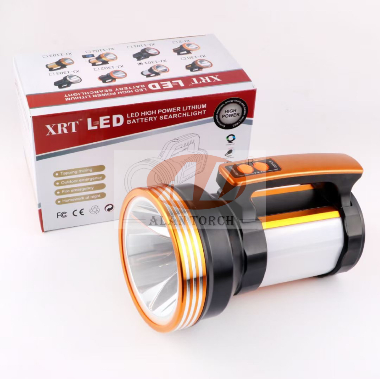 Super bright searchlight outdoor emergency hand light