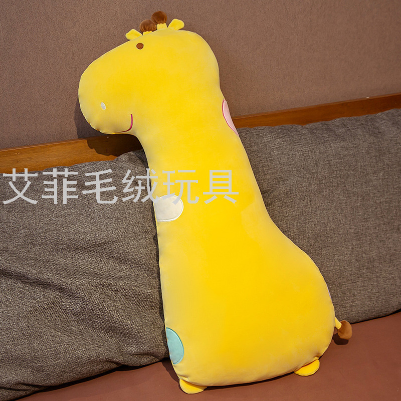 长条抱枕恐龙羊驼长条公仔抱枕网红动物靠垫陪睡抱枕毛绒玩具详情图3
