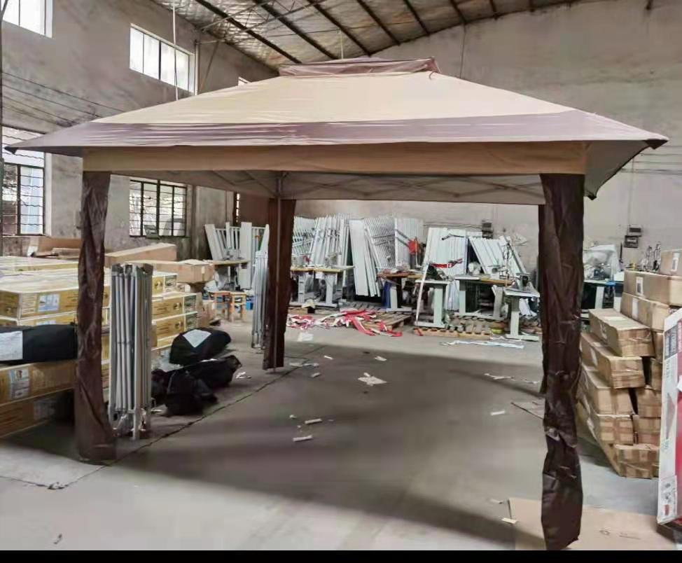 Awning awning pergola windproof booth rainproof cloth four-column pavilion awning awning outdoor yard shed