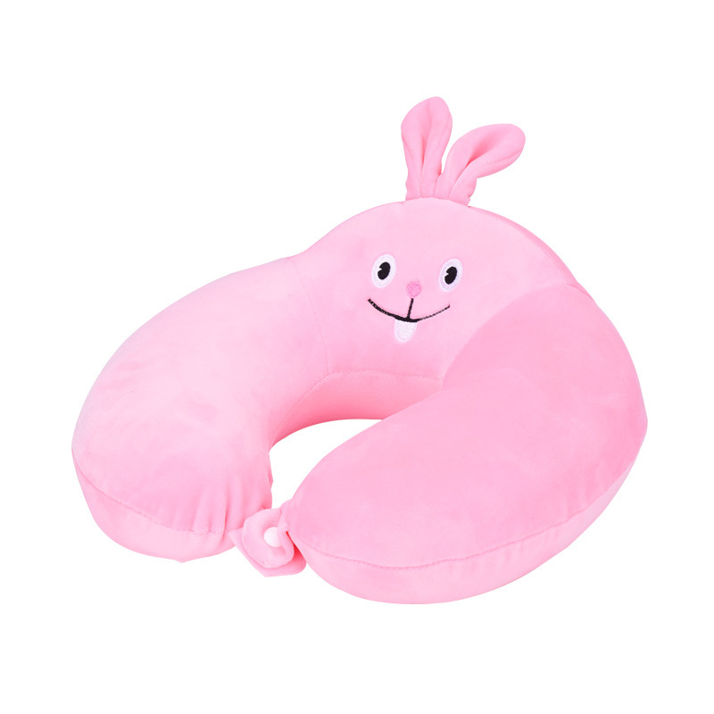 Wholesale of new memory foam U-shaped pillows, slow-rebound cartoon office neck pillows, nap pillows, and customizable logos Item Picture