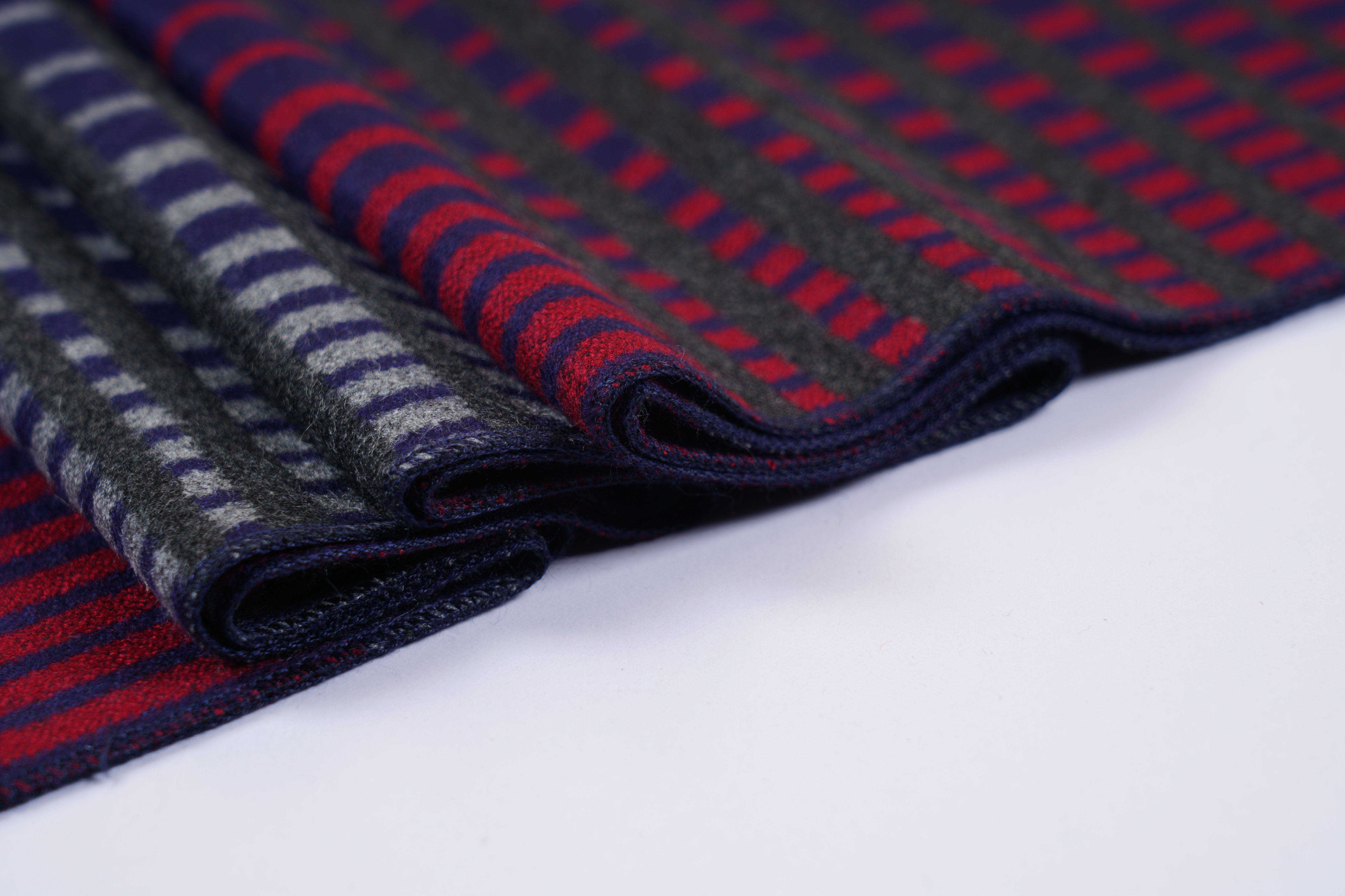 30X180 scarf, fashionable and stylish new winter scarf, new men's scarf, wool blend jacquard check scarf, men's winter warm thickened check scarf wholesale Specification image
