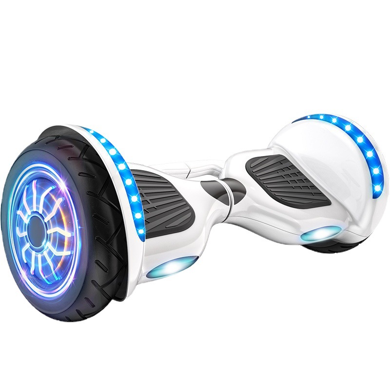Cross-border 10-inch light-emitting wheel electric children's intelligent self-balancing scooter, adult two-wheel body-sensing scooter, balance scooter Item Picture