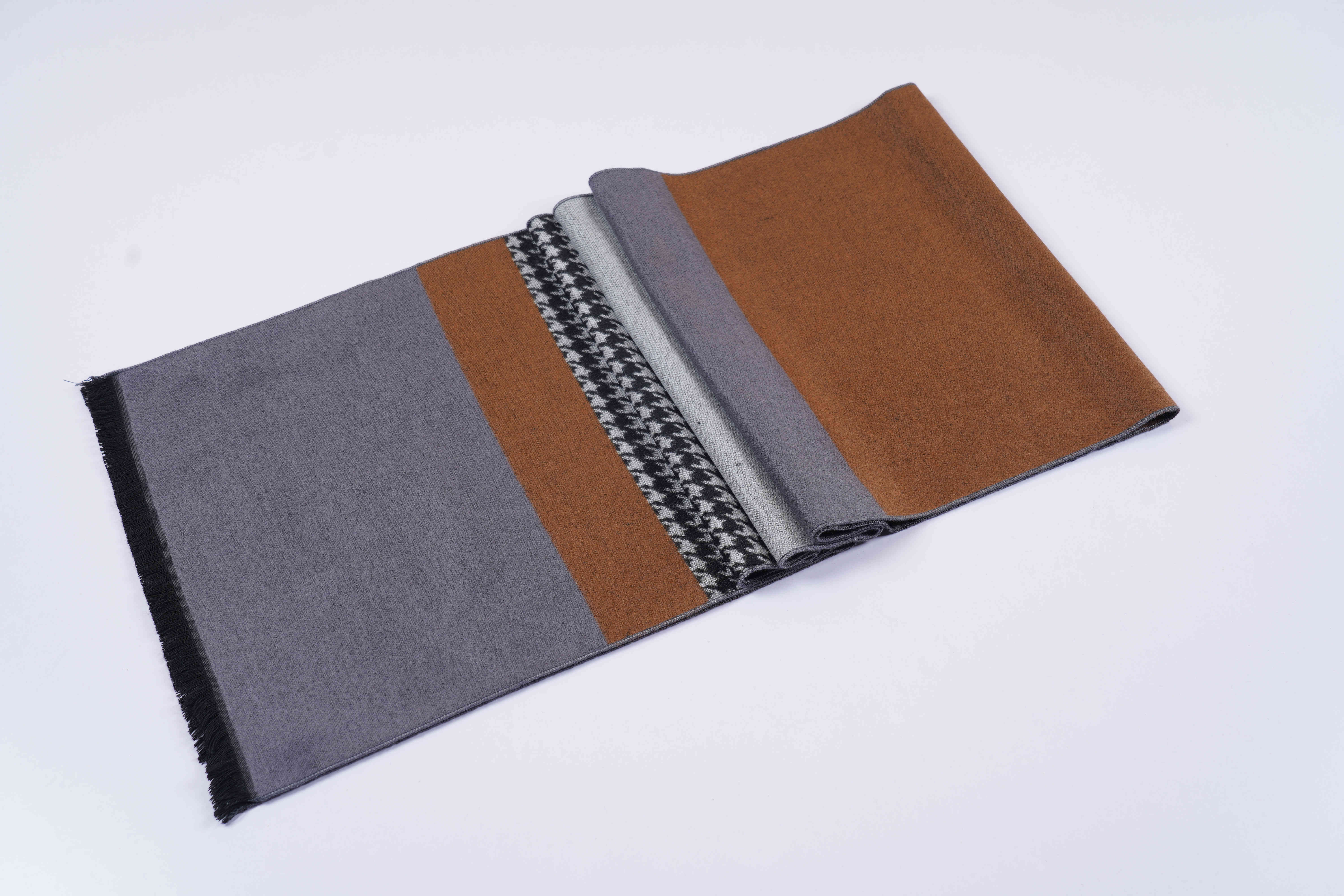 Exquisite gift box, men's scarf, fashionable and stylish new winter scarf, business men's cotton viscose scarf, thick scarf, cashmere imitation scarf, new woven scarf, short beard