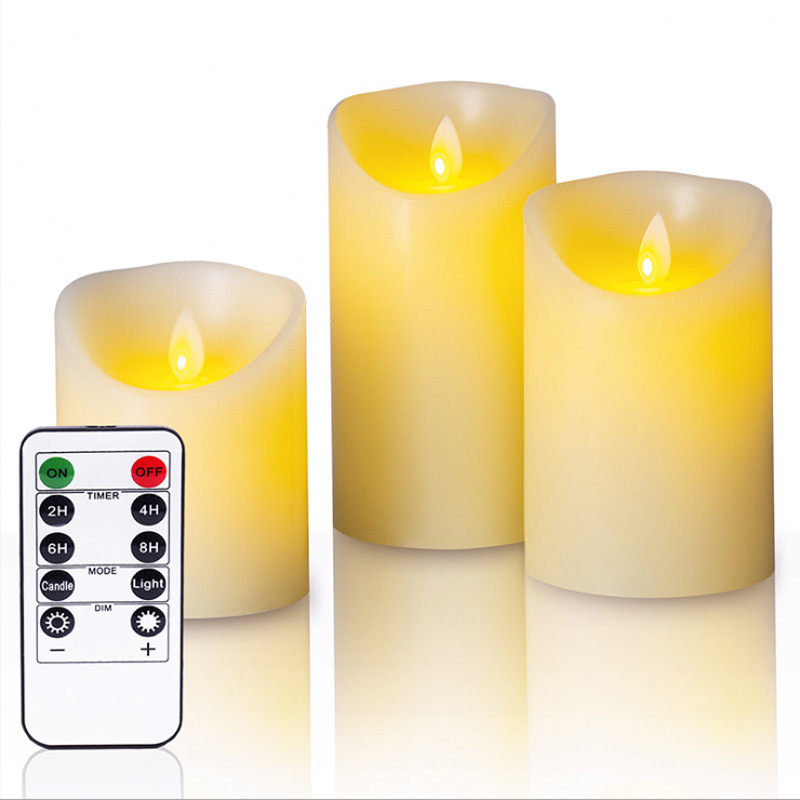 Cross-border led electronic candles for foreign trade, simulation candles, swinging candles, romantic scene arrangement props, electronic candles Item Picture