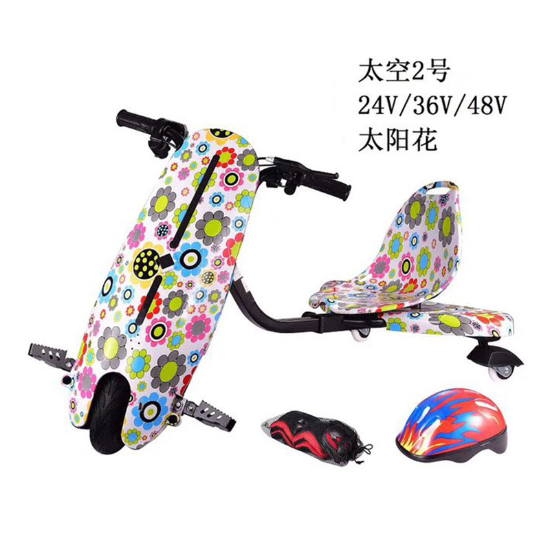 The new 36V drift bike, lithium battery go-kart, square rental special vehicle 360 scooter electric vehicle Application Scenario