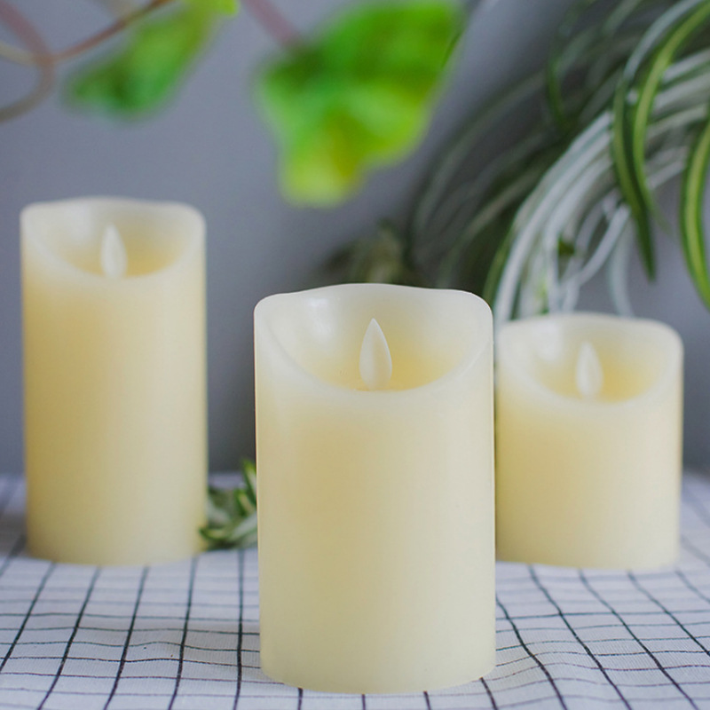 Cross-border led electronic candles for foreign trade, simulation candles, swinging candles, romantic scene arrangement props, electronic candles details Picture