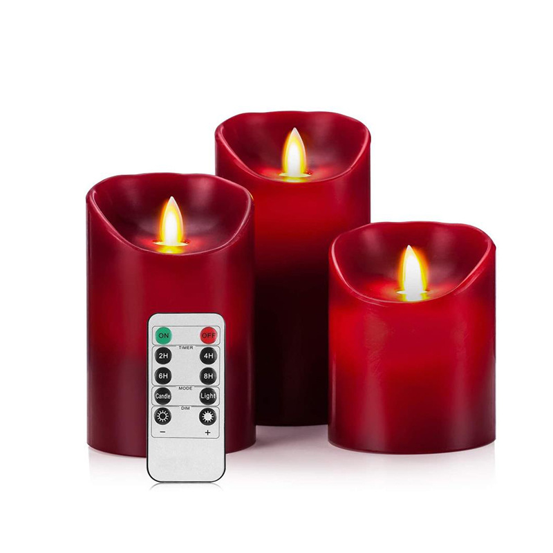 Cross-border led electronic candles for foreign trade, simulation candles, swinging candles, romantic scene arrangement props, electronic candles Specification image