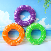 现货新款 PVC充气成人水果泳圈 水上西瓜游泳圈  充气救生圈