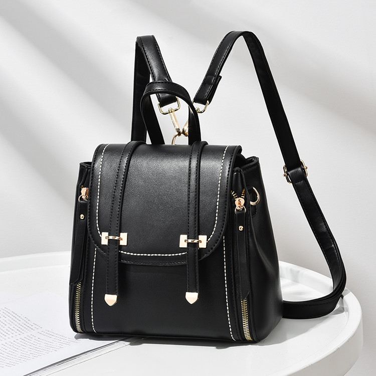 A tripod bag trend women bag 899873 women bag new versatile backpack soft leather leisure backpack