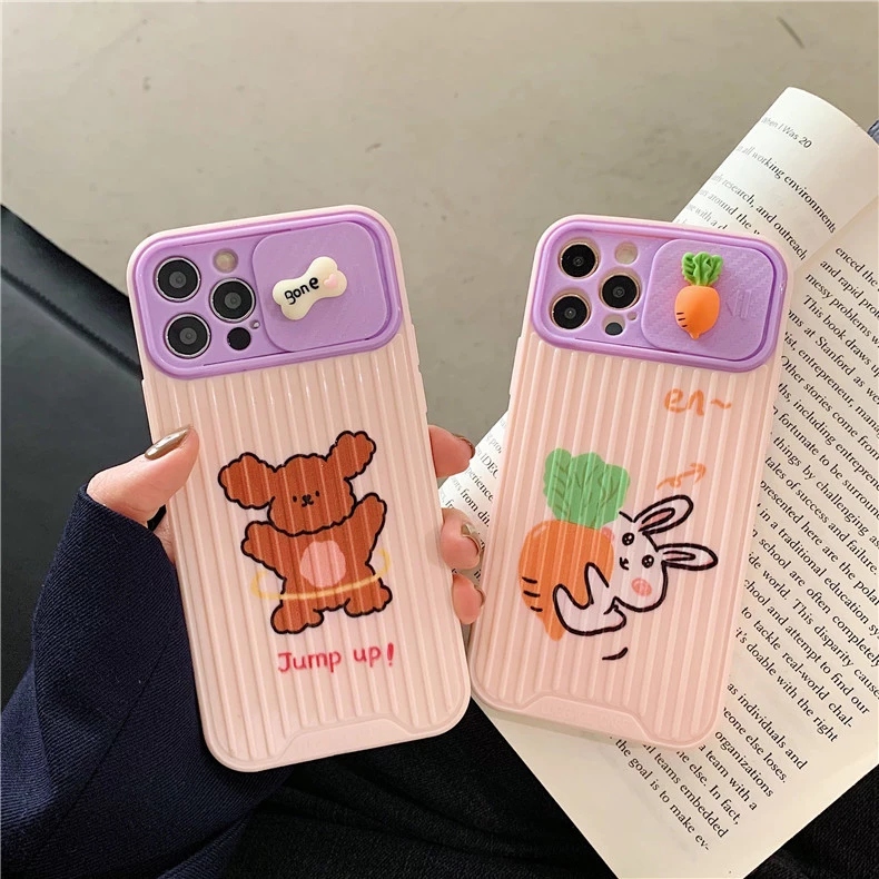 Applicable to Apple 12PRO sliding phone case, 11promax camouflage version, XS silicone case, 8PLUS/ 7th generation Fine Hole h Specification drawing