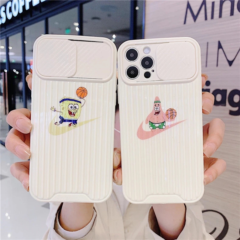 Applicable to Apple 12PRO sliding phone case, 11promax camouflage version, XS silicone case, 8PLUS/ 7th generation Fine Hole h Item Picture