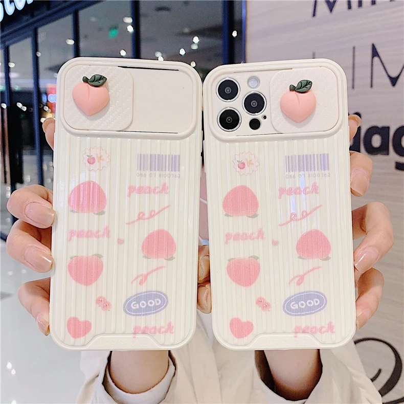 Applicable to Apple 12PRO sliding phone case, 11promax camouflage version, XS silicone case, 8PLUS/ 7th generation Fine Hole h Application Scenario