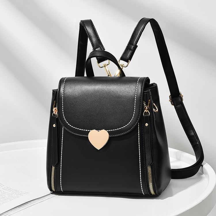 A tripod bag trend women bag 899875 women bag new versatile backpack soft leather leisure backpack