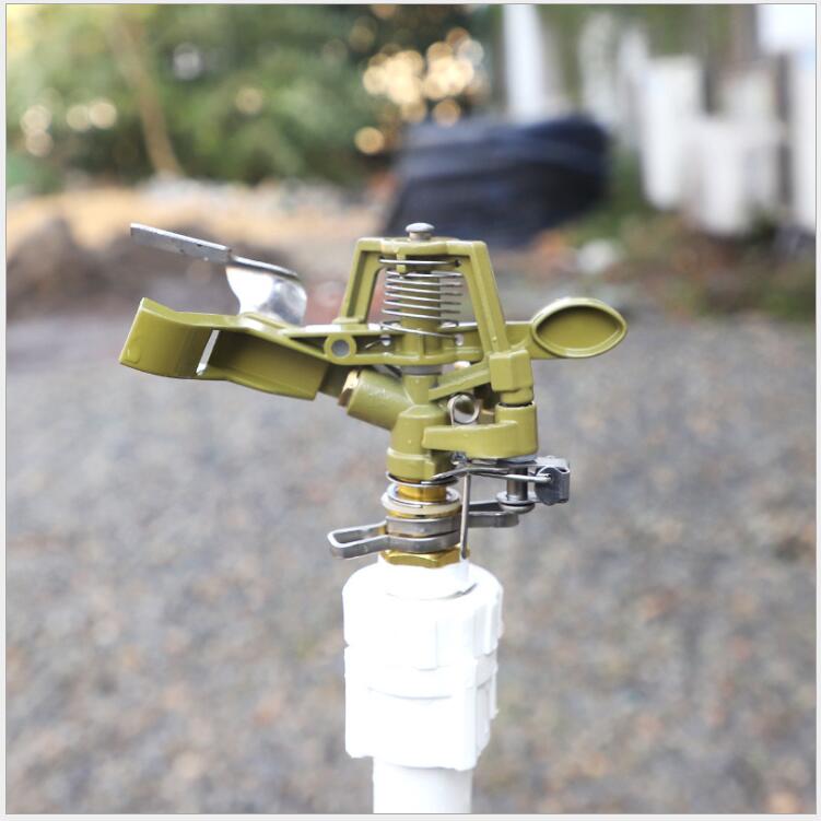 6-point zinc alloy swing arm green lawn sprinkler head, 360-degree rotating sprinkler head, controllable Angle spray Specification drawing