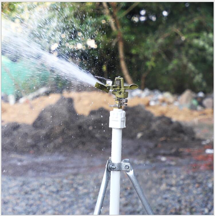 6-point zinc alloy swing arm green lawn sprinkler head, 360-degree rotating sprinkler head, controllable Angle spray details Picture