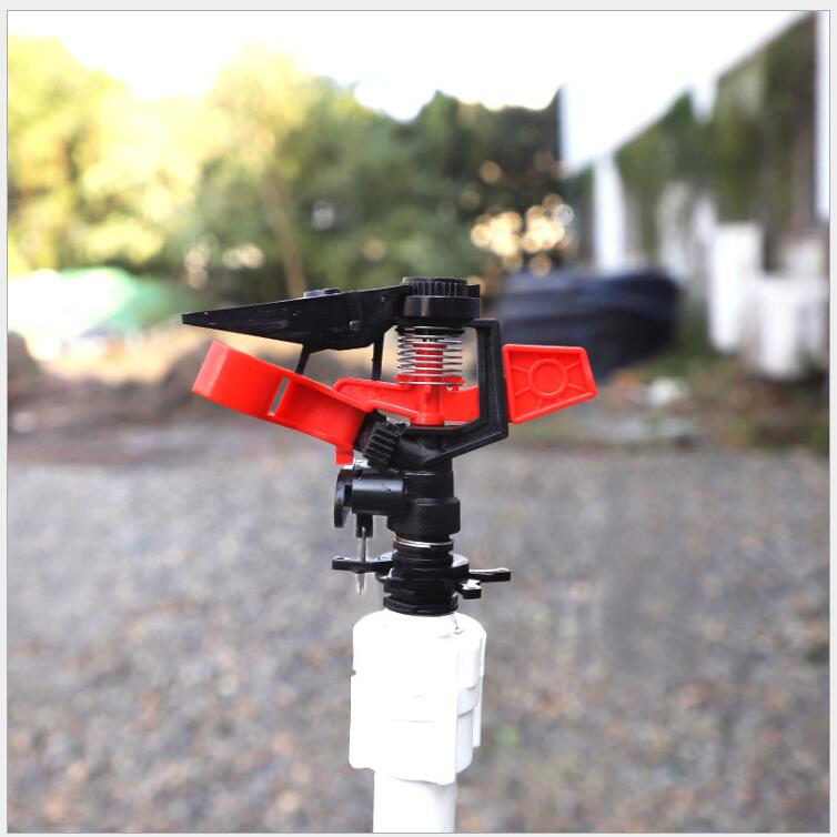 Plastic swing arm rotary sprinkler, adjustable lawn sprinkler, imitation Leo lawn nozzle, water-saving irrigation details Picture