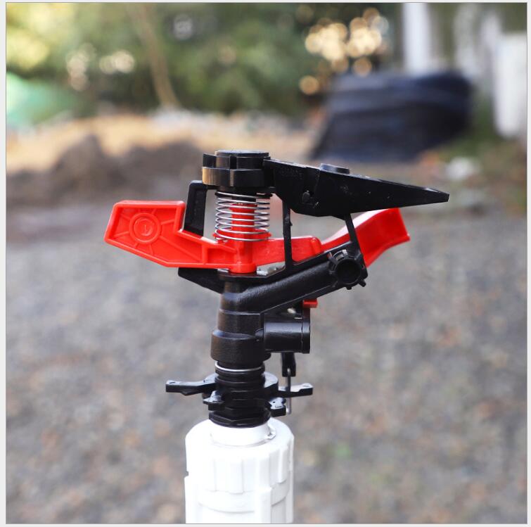 Plastic swing arm rotary sprinkler, adjustable lawn sprinkler, imitation Leo lawn nozzle, water-saving irrigation Specification drawing