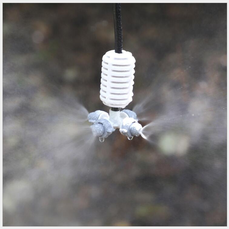 Kunaite atomizing cooling nozzles, micro-nozzles, water-saving irrigation nozzles, Kunaite cross atomizing capillary tube combination Item Picture