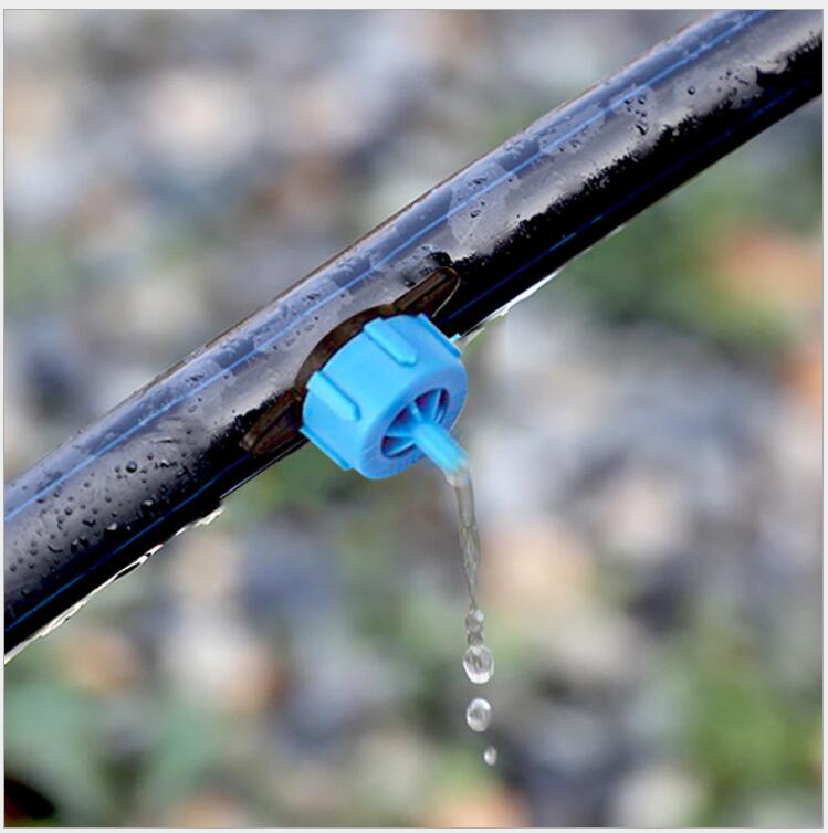 Pressure compensation dripper, blue nozzle, PE pipe direct head, garden irrigation equipment system factory direct sales Specification drawing