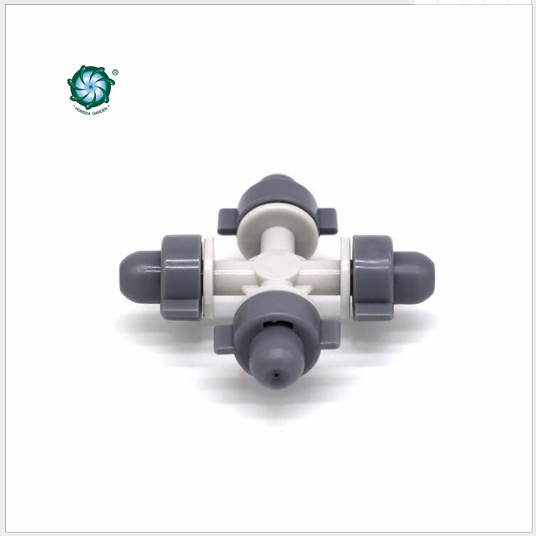 Kunaite atomizing cooling nozzles, micro-nozzles, water-saving irrigation nozzles, Kunaite cross atomizing capillary tube combination details Picture