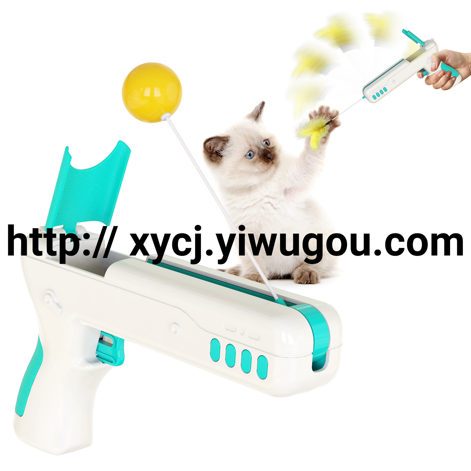 New pet supplies on Amazon: Best-selling cat toys, cat toys, cat teasing sticks, and feather sticks details Picture