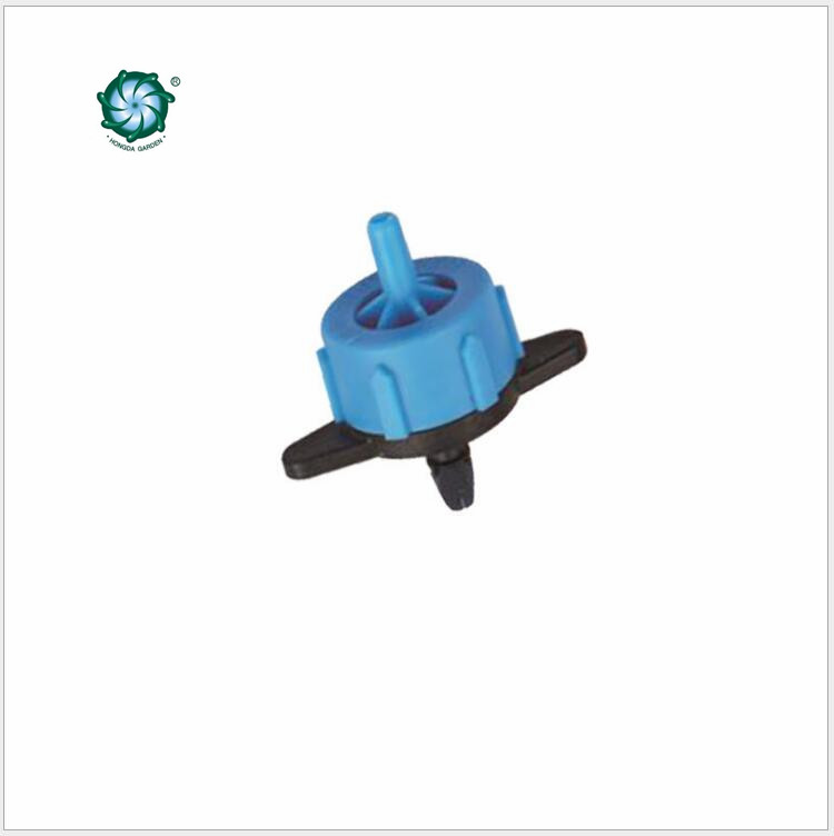 Pressure compensation dripper, blue nozzle, PE pipe direct head, garden irrigation equipment system factory direct sales Item Picture